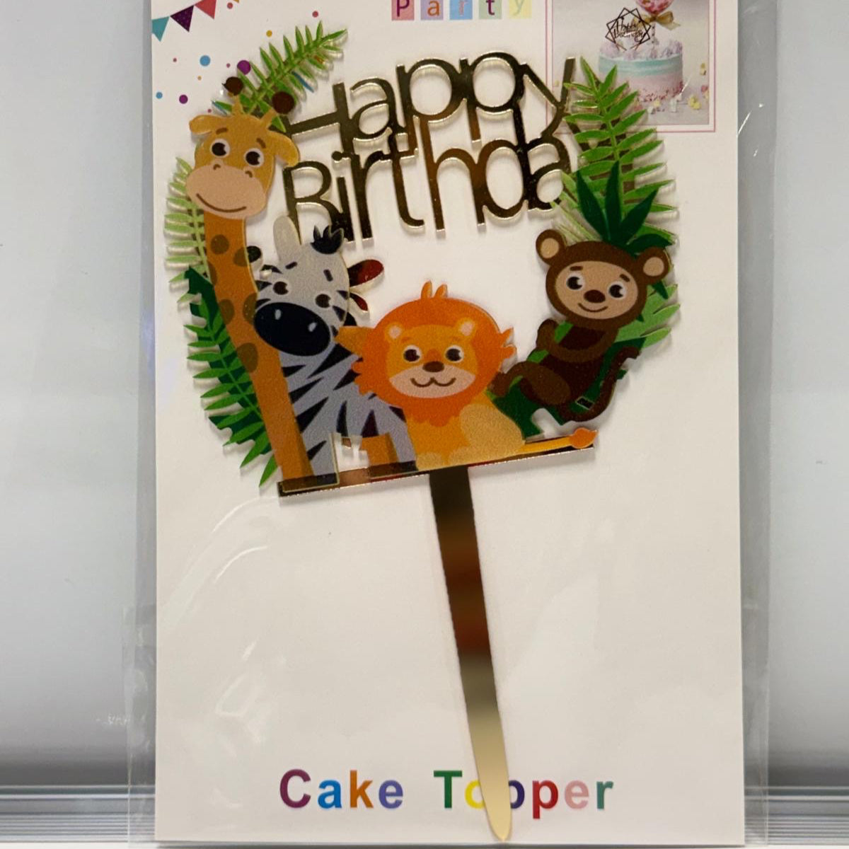 Happy Birthday Theme Cake Toppers