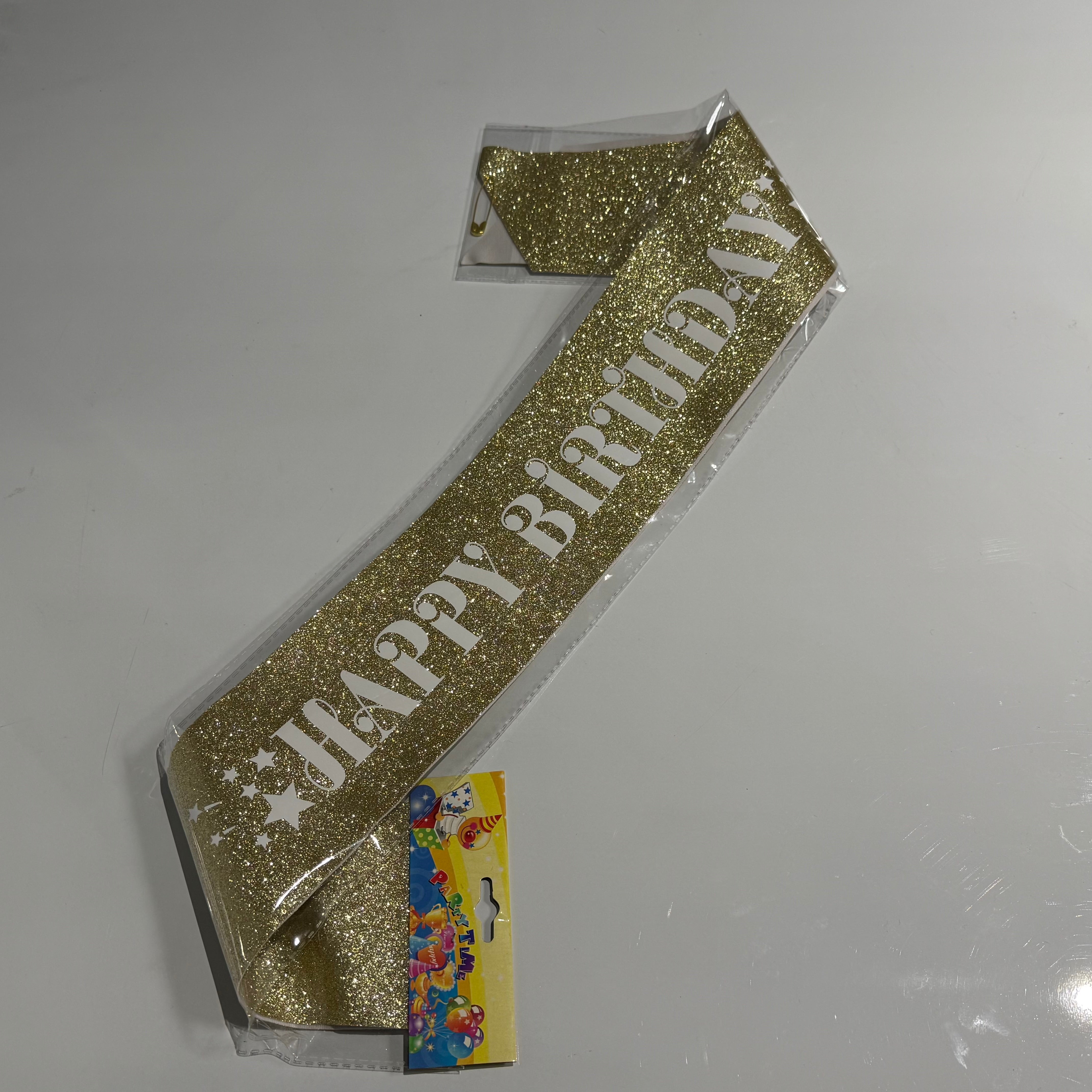 Happy Birthday Ribbon / Sash