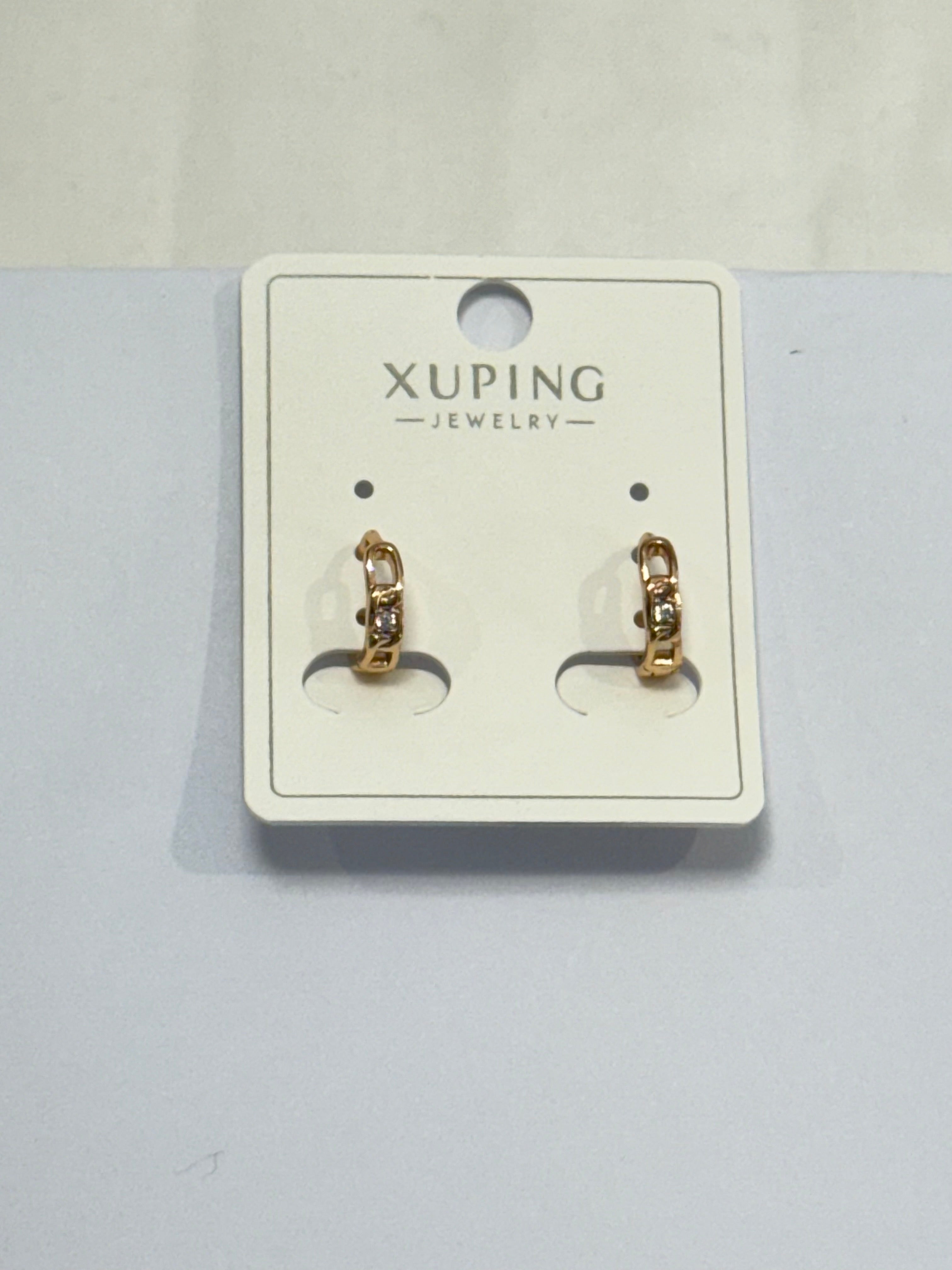 Chain Crystal Earrings
