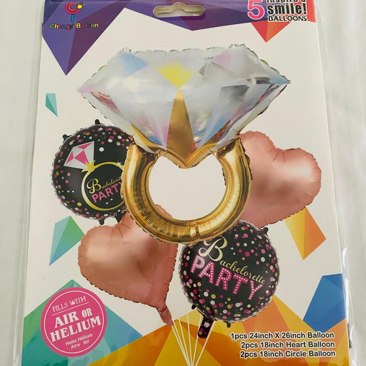 Bachelorette Party 5pcs Balloon Set