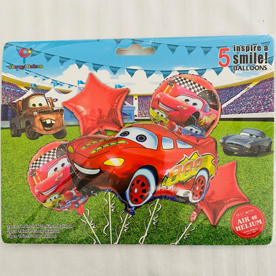 Cars 5pcs Balloon Set