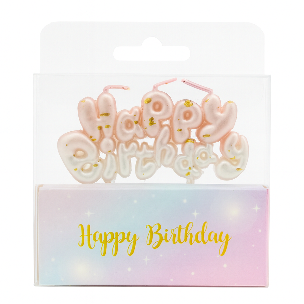 Happy B'day & Love Bubble Candles