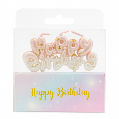 Happy B'day & Love Bubble Candles