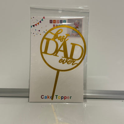 Dad's Cake Topper