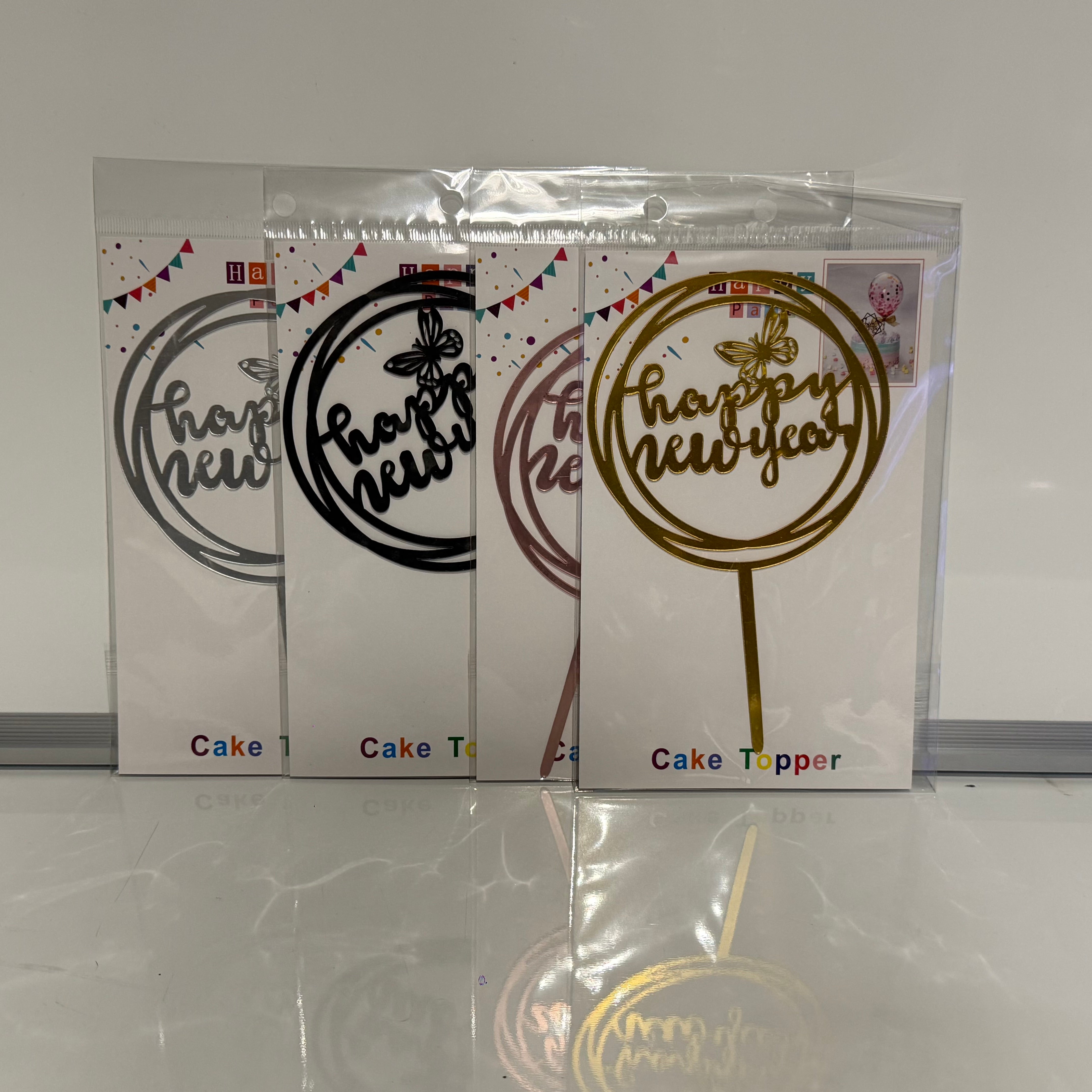 Happy New Year Cake Topper