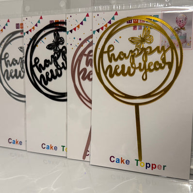 Happy New Year Cake Topper