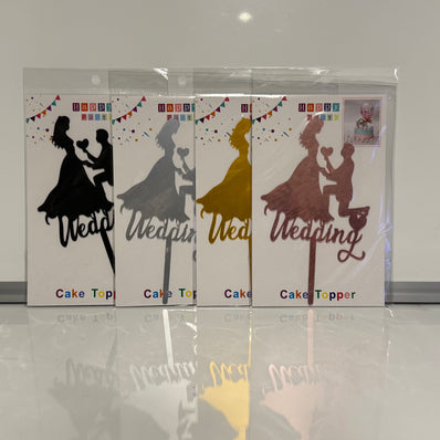 Wedding & Anniversary Cake Topper