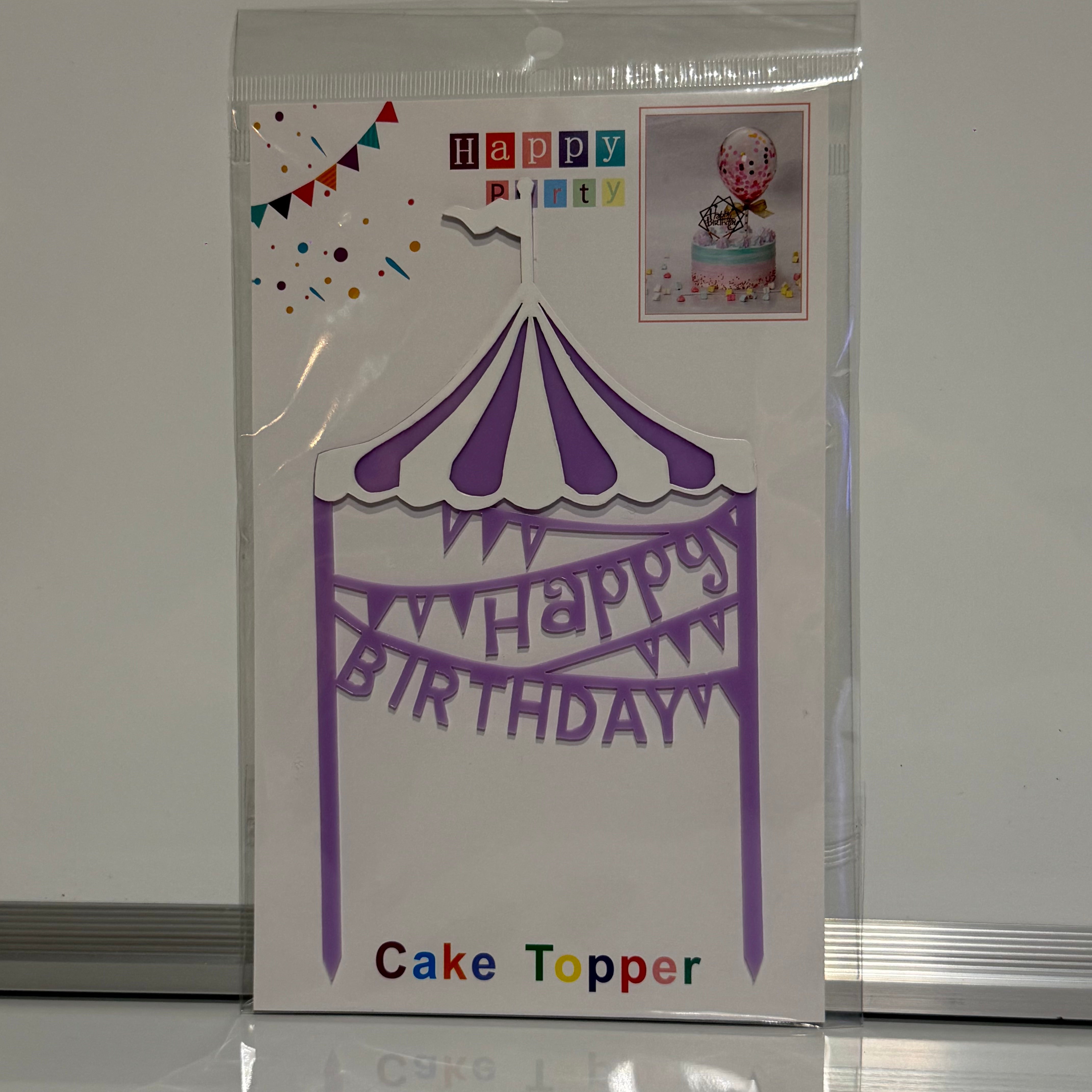 Happy Birthday Cake Toppers