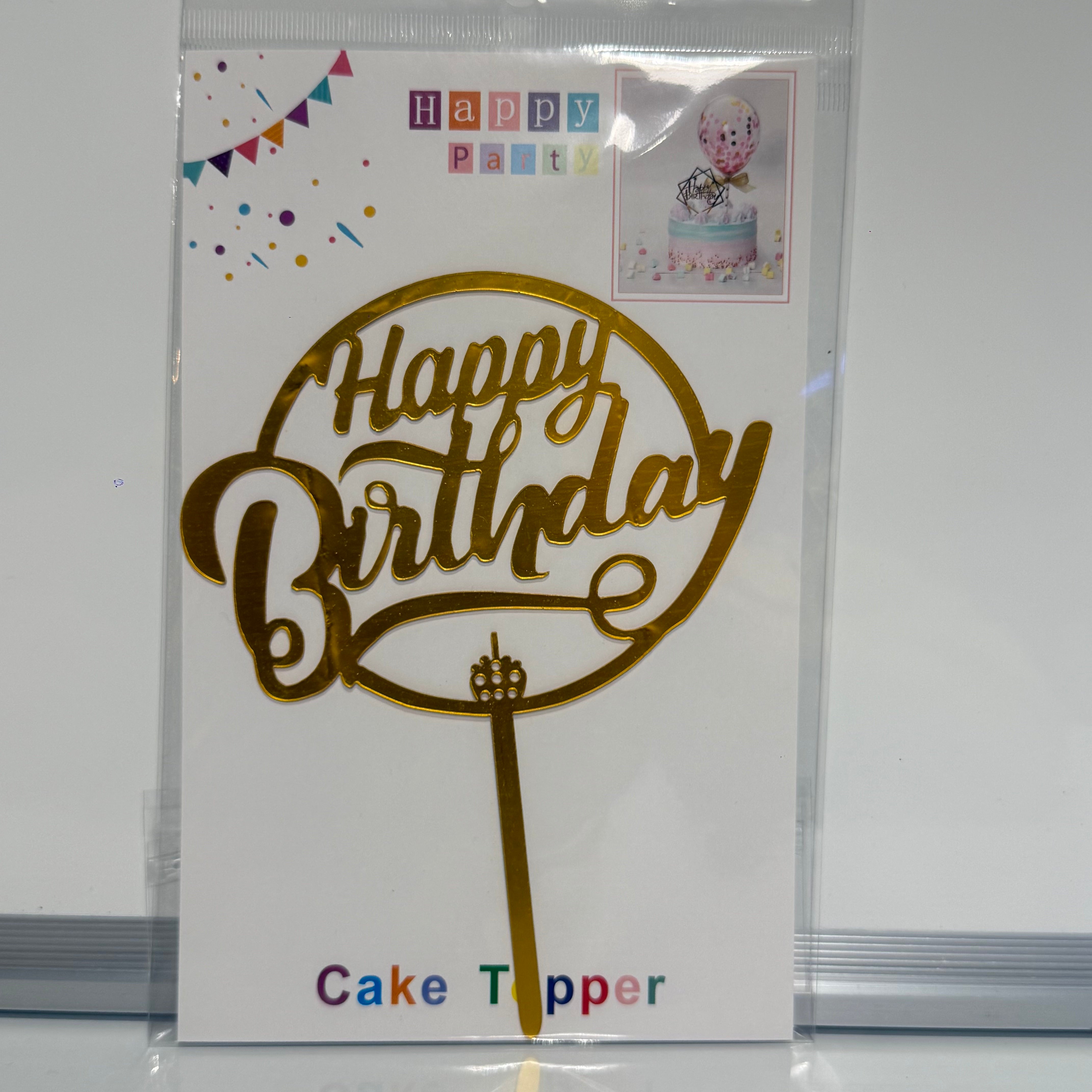 Birthday Cake Toppers