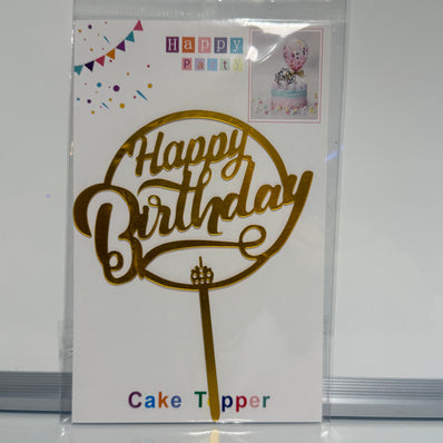 Birthday Cake Toppers