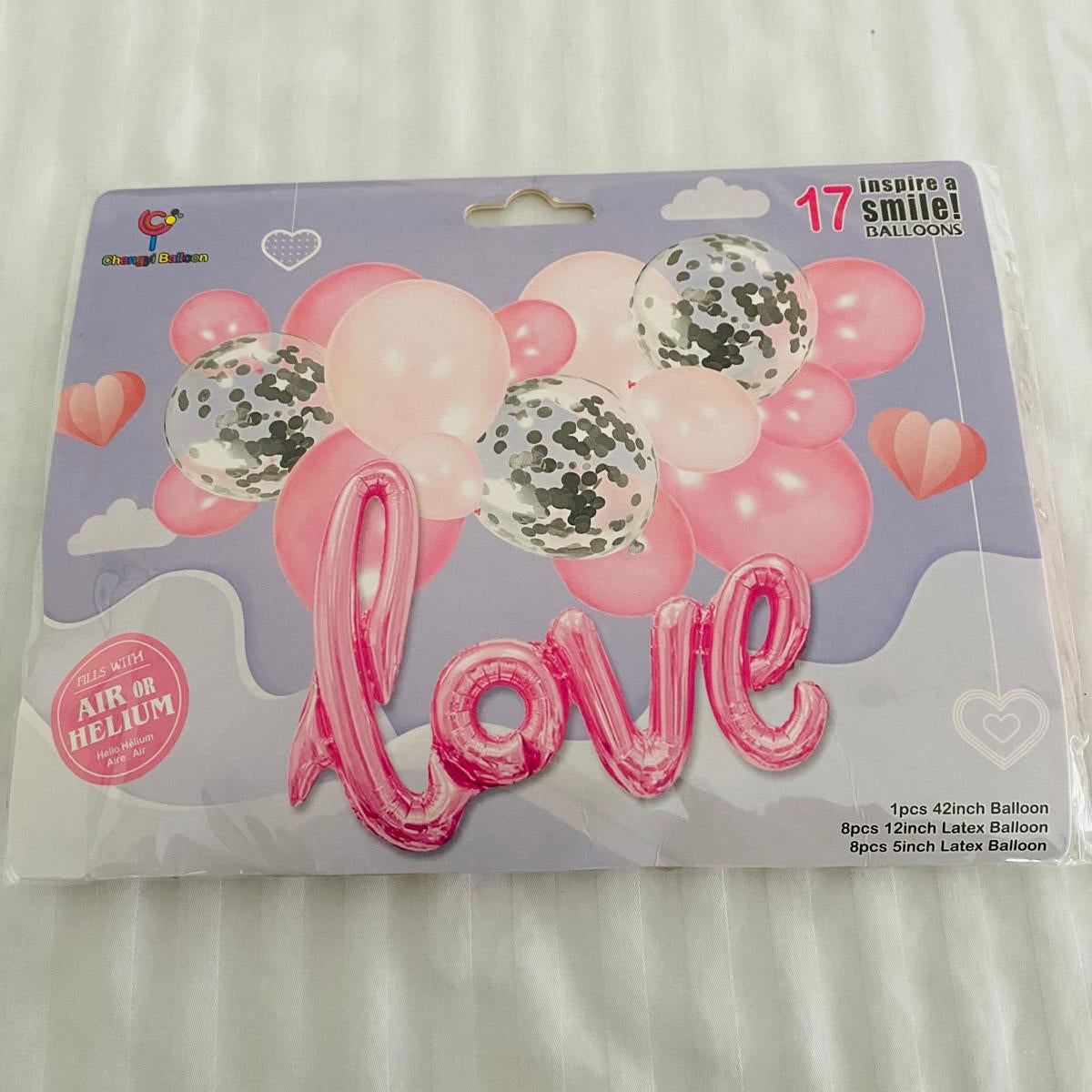 Love 17pcs Balloon Set