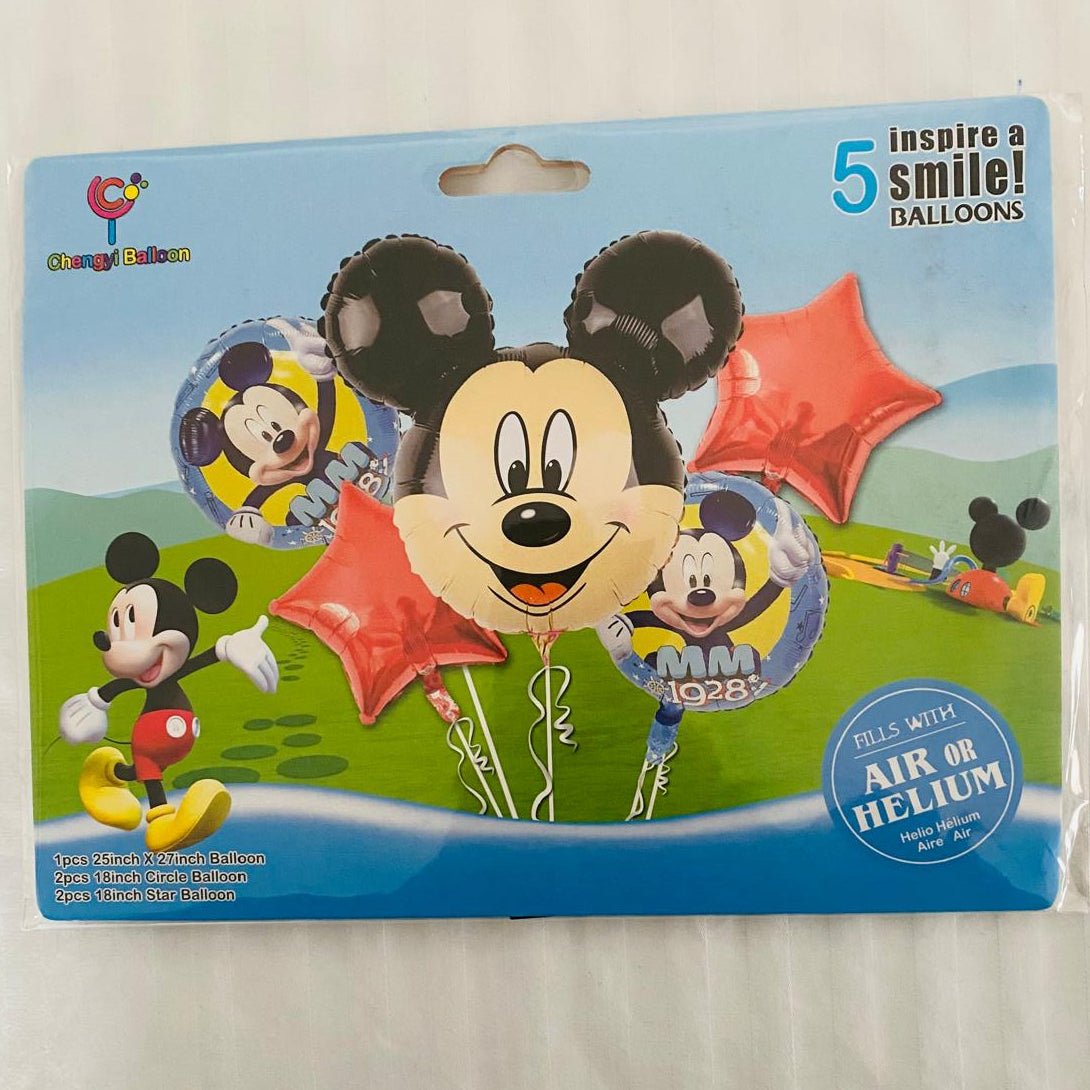 Mickey & Minnie 5pcs Balloon Set