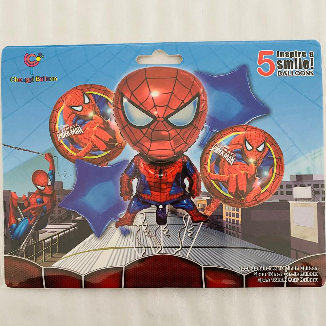 Spiderman 5pcs Balloon Set