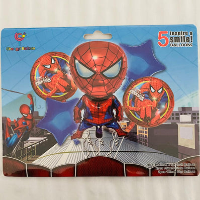 Spiderman 5pcs Balloon Set