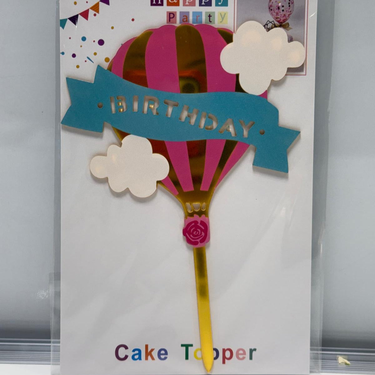 Happy Birthday Theme Cake Toppers