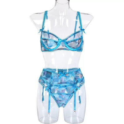 Sexy Women Lingerie Set With Garter