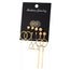 Gold Earrings set