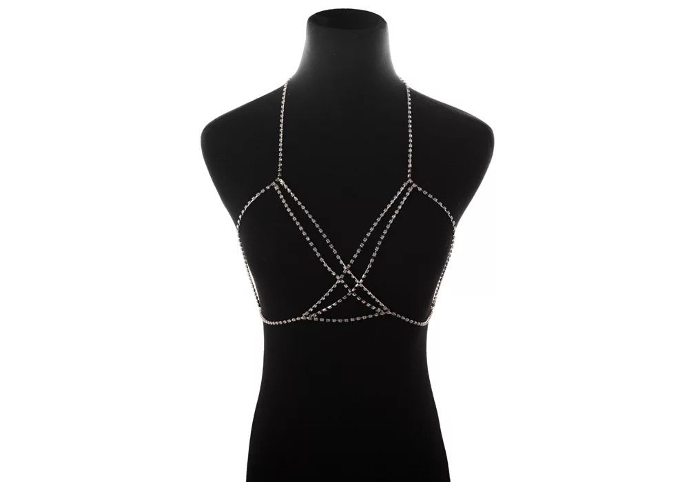 Chest Harness Rhinestone Body Chain