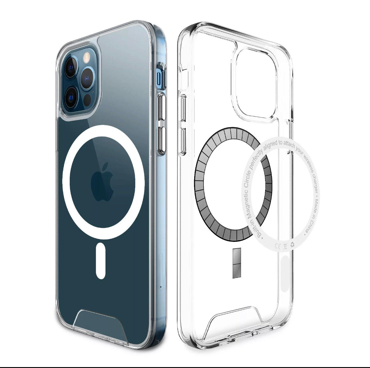 iPhone wireless charging and Magnetic Clear case