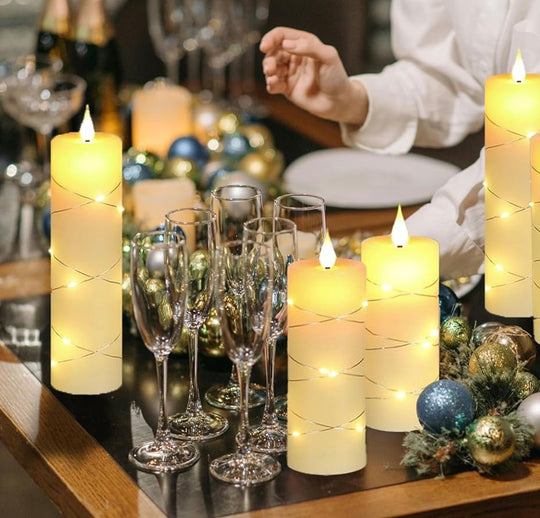 Small 5pcs LED Candle