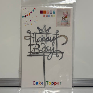 Happy Birthday Design Cake Topper