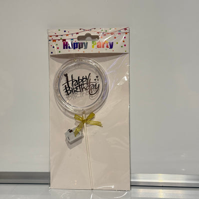 Lights Birthday Cake Topper