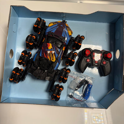 8-Wheel Alloy Stunt Spray Car