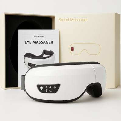 Smart Eye Massager – Bluetooth-Enabled Relaxation