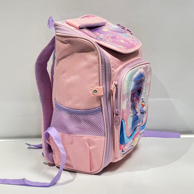 3D Pink Frozen School Backpack