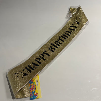 Happy Birthday Ribbon / Sash