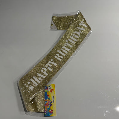 Happy Birthday Ribbon / Sash