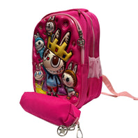 Labubu School Backpack with Pencil Case