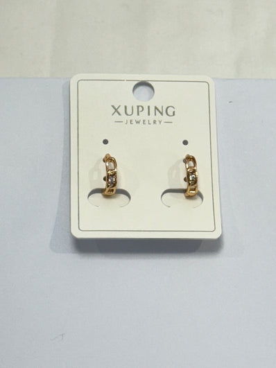 Chain Crystal Earrings