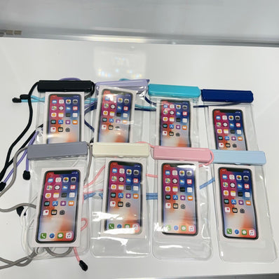 Clear Waterproof Phone Pouch with Lanyard