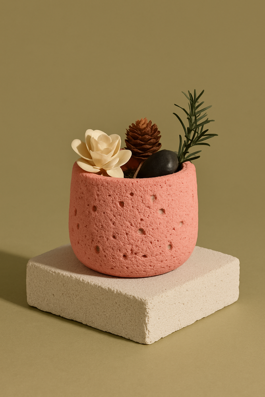 Cup Moon Surface Rock Home Essence