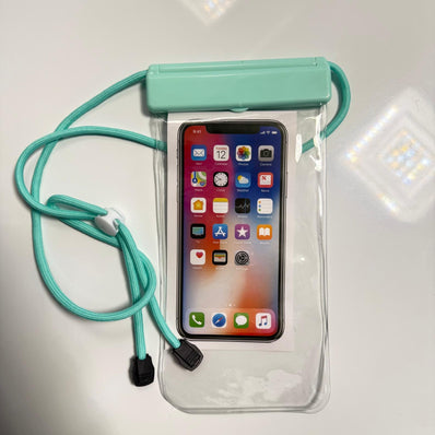 Clear Waterproof Phone Pouch with Lanyard