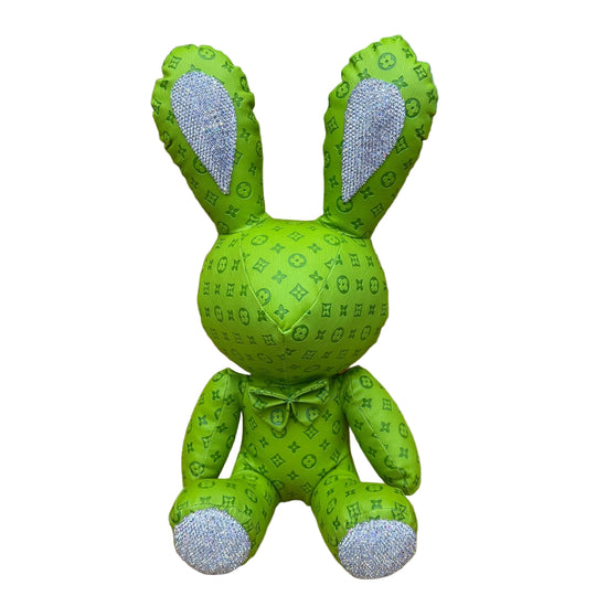 Big Faux Leather Teddy