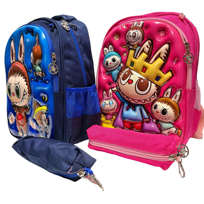 Labubu School Backpack with Pencil Case