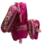 3pcs Light-up Labubu School Backpack