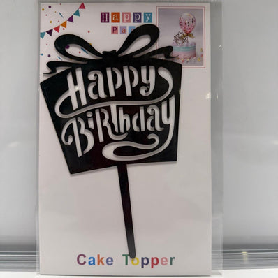Birthday Box Cake Topper