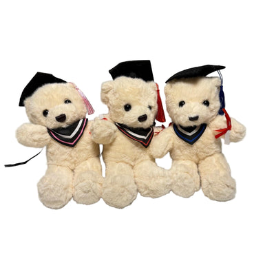 White Graduation Teddies