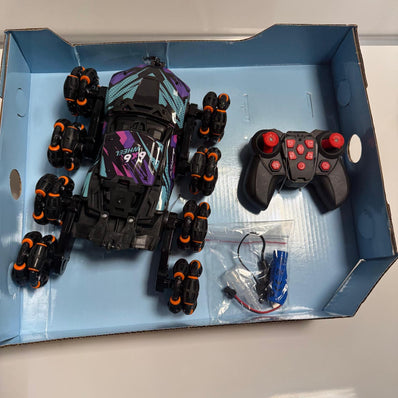 8-Wheel Alloy Stunt Spray Car