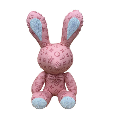 Big Faux Leather Teddy