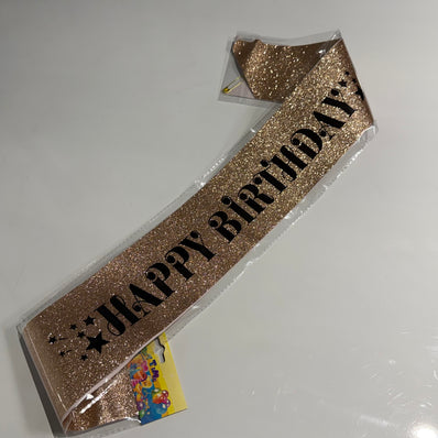 Happy Birthday Ribbon / Sash