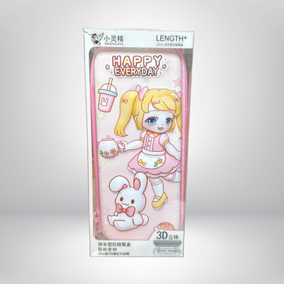 Tea Time Girl Pencil Case