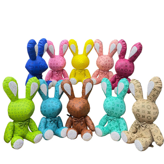 Big Faux Leather Teddy