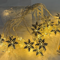 Snow Flake Metal String Light