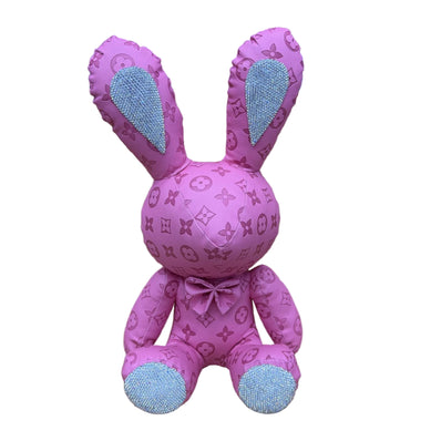 Big Faux Leather Teddy