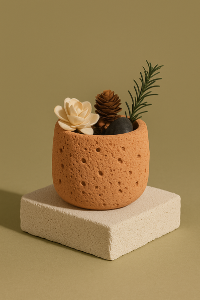 Cup Moon Surface Rock Home Essence