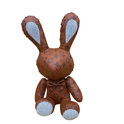 Big Faux Leather Teddy